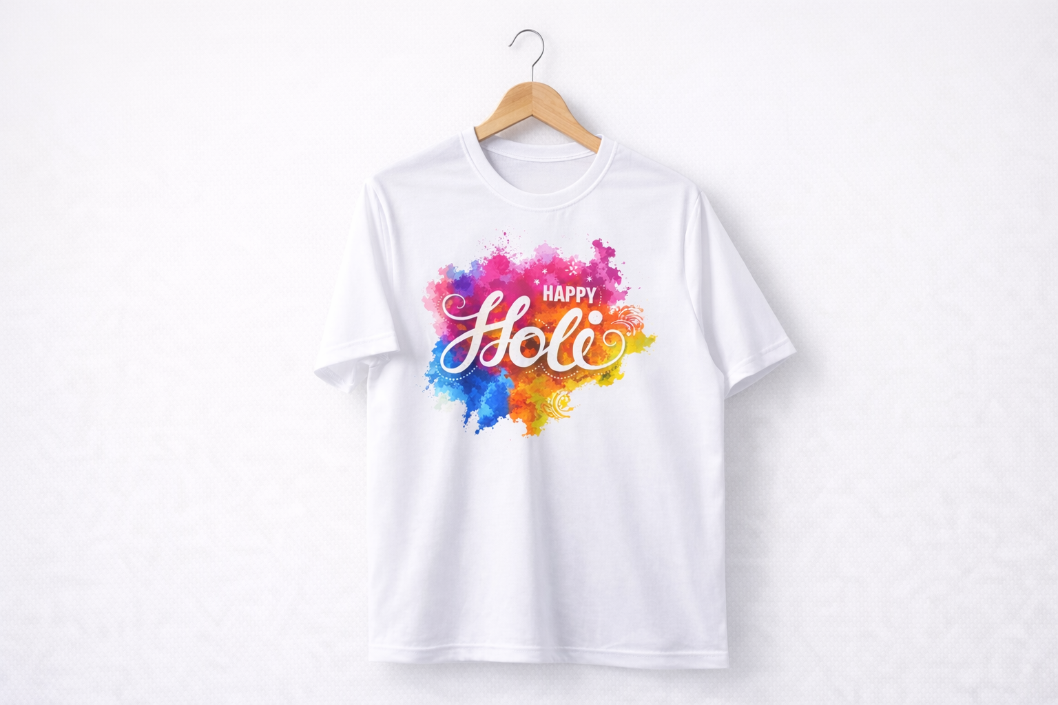 Happy Holi Color Splash Graphic T-Shirt – Unisex