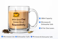 Funny Chai Glass Mug 300ml – “With Great Chai Comes Great Responsibility” |